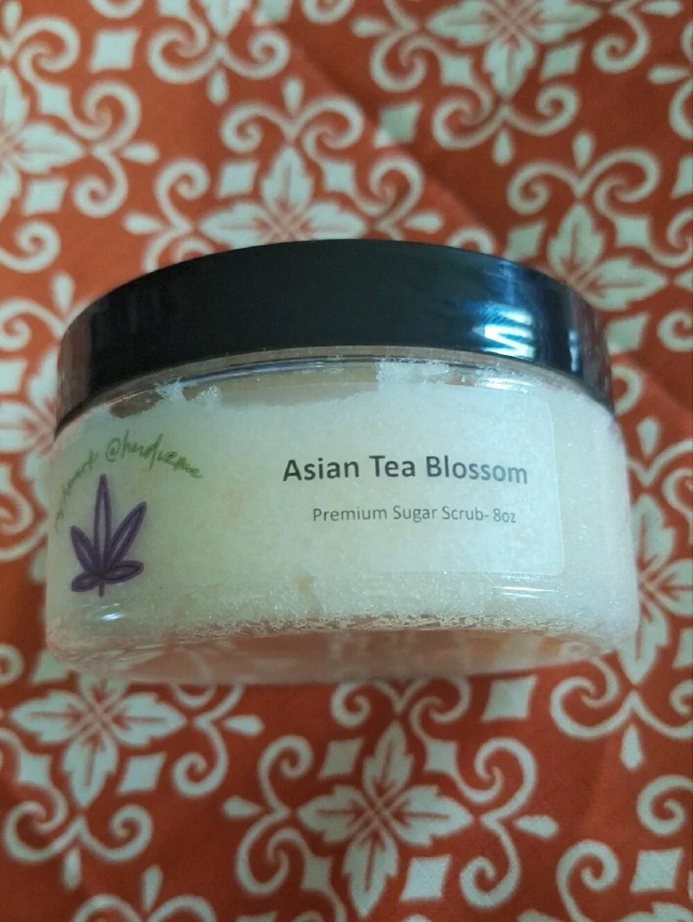 Asian Tea Blossom Premium Sugar Scrub - White
